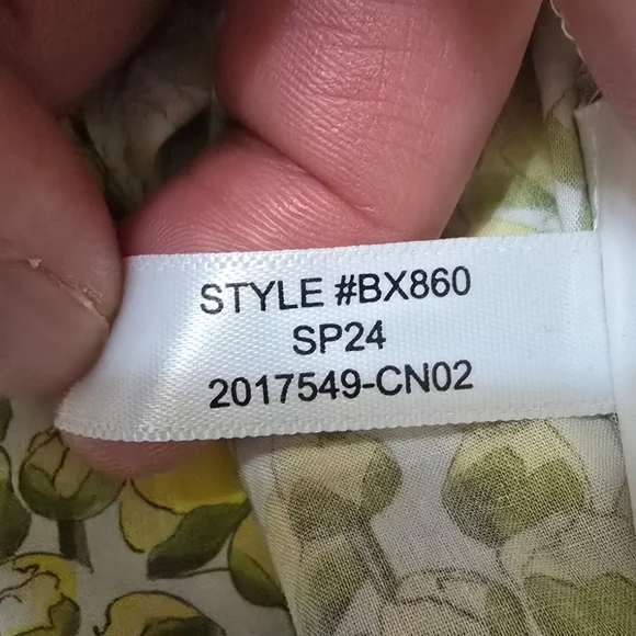 J. Crew High-neck Puff-sleeve Top Liberty Fabric Eliza's Yellow Women's Small - Picture 8 of 10